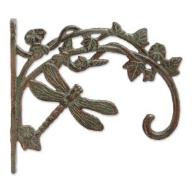 Cast Iron Plant Hanging Bracket Hook - Dragonfly