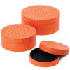 Orange Felt-Lined Keepsake or Gift Boxes