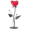 Red Rose Candle Holder