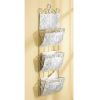 Vintage-Look Metal Tile Letter Organizer