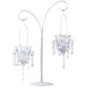 Crystal Drops Double Hanging Candle Holder