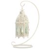 Lacy Cutout Hanging Candle Lantern