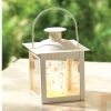 Vine Pattern Square Garden Lantern - 5 inches