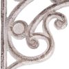 Cast Iron Plant Hanging Bracket Hook - Whitewashed