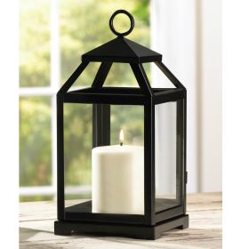 Iron Classic Candle Lantern - 12 inches