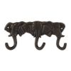 Cast Iron Elephants Wall Hooks