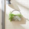 Rectangle Galvanized Metal Wall Planter