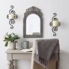 Swirls of Metal Wall Sconce Pair