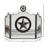 Texas Lone Star Fireplace Screen