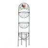 Rooster Three-Level Kitchen Basket Display