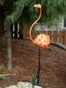 Walking Flamingo Metal Garden Decor