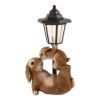 Mother and Baby Rabbit Solar Garden Light