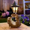 Mother and Baby Rabbit Solar Garden Light