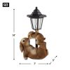 Mother and Baby Rabbit Solar Garden Light