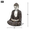 Peaceful Sitting Buddha - 9.5 inches