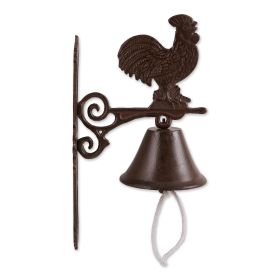 Wall-Mounted Cast Iron Rooster Bell