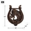 Cast Iron Door Knocker - Horse and Horseshoe