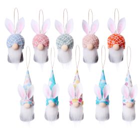 Bunny Gnome Plush Ornament Kids Room Home Decoration Doll 10-pc Set