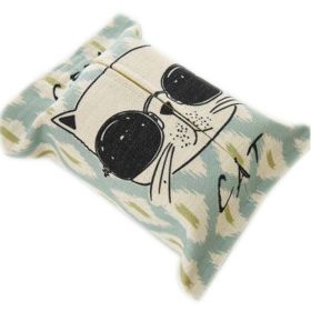 Cat Creative Tissue Boxes Lovely Tissue Holder Cartoon Paper Towel Box Napkin Box