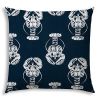 LOBSTERFEST Navy Jumbo -Zippered Pillow Cover with Insert