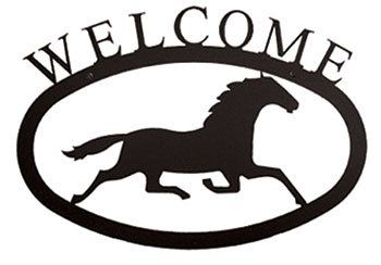 Running Horse - Welcome Sign Large