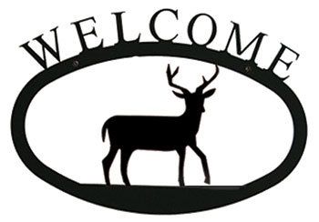 Deer - Welcome Sign Large