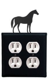 Horse - Double Outlet Cover