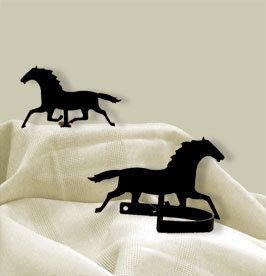 Running Horse - Curtain Tie Backs