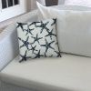 FLOATING STARFISH Navy IndoorOutdoor Pillow - Sewn Closure