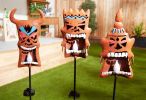 Tiki-Kapakapa Solar Lighted Garden Stake