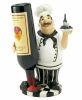 Standing Italian Chef Wine Bottle Holder