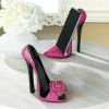 Pink Rose High Heel Shoe Phone Holder