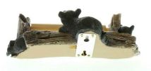 Black Bear Toilet Paper Holder