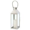 Stainless Steel Triangles Lantern - 15 inches