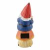 Reading Gnome Solar Statue