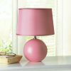 Ceramic Sphere Base Table Lamp - Pink