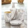 Gray Marble Porcelain Bath Accessory Set