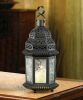 Pressed Glass Moroccan Candle Lantern - 10 inches