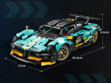 Assembled Super Sports Car Educational Building Blocks Building Blocks Car Model (Option: Dynamic Version)