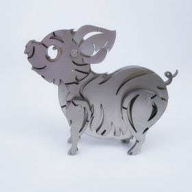 3D Metal Puzzle Model Decoration Toy (Option: Zodiac Pig)