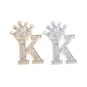 Fashion English Letter Brooch Creative Clothing Accessories (Option: Silver-K)