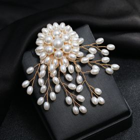 Temperament Luxury Pearl Brooch Female Fashion (Option: 2 Style)