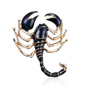 Scorpion Painting Oil Animal Brooch Personality Insect (Option: BC18Y0160)