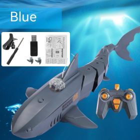 Shark Remote Control Mobile Phone App Camera 30W Charging Electric Soakable Swing Megalodon Model Children's Toy (Option: Gray Shark)