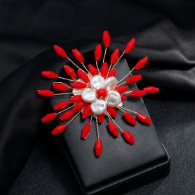 Temperament Luxury Pearl Brooch Female Fashion (Option: 8 Style)