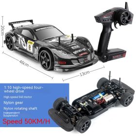 Drift Four-wheel Drive Remote Control Racing Car Wireless Children's Plastic Toys (Option: Dark Warrior-1 To 10)