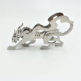 Roaring Sky Dog Dream Elk Metal Puzzle Toy (Option: Panther)