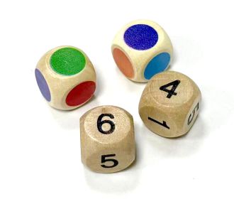 Rainbow Counting Dinosaurs Early Education Cognitive Montessori Early Education (Option: 2wooden dice)