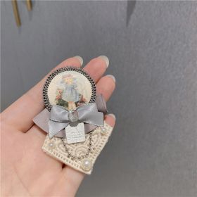 Fashionable Cool Style Exquisite Brooch (Color: Grey)