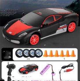 2.4G Drift Rc Car 4WD RC Drift Car Toy Remote Control GTR Model AE86 Vehicle Car RC Racing Car Toy For Children Christmas Gifts (Option: 124 Classic Farah-Standard)